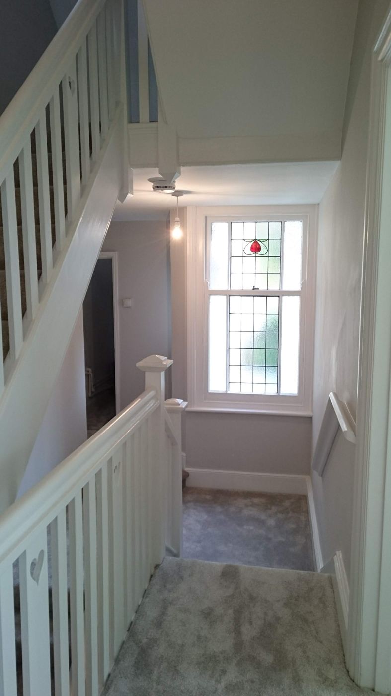 Refurbished hallway and stairs